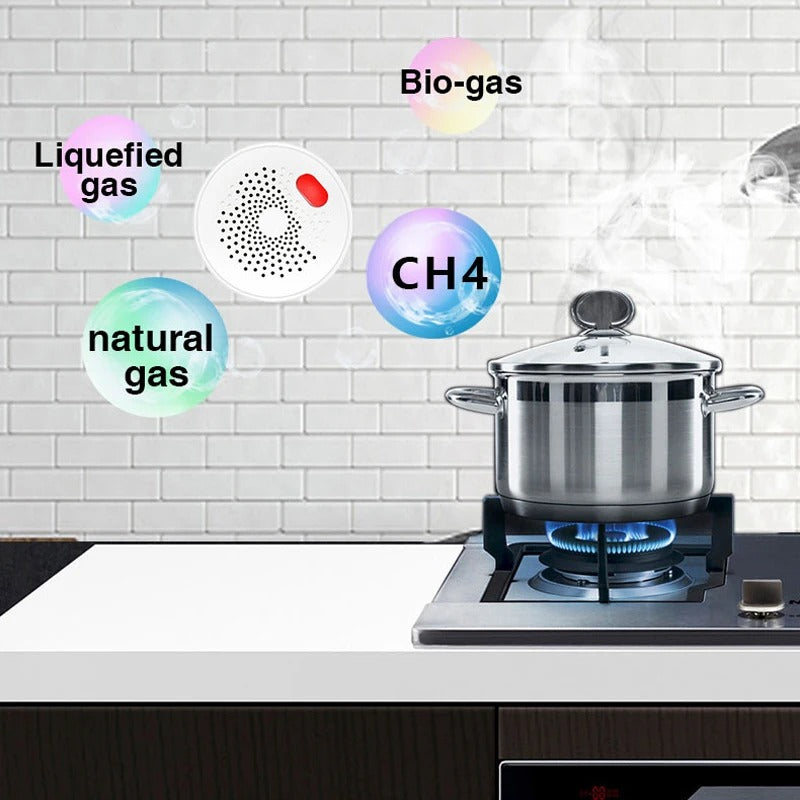 إنذار كاشف تسرب الغاز