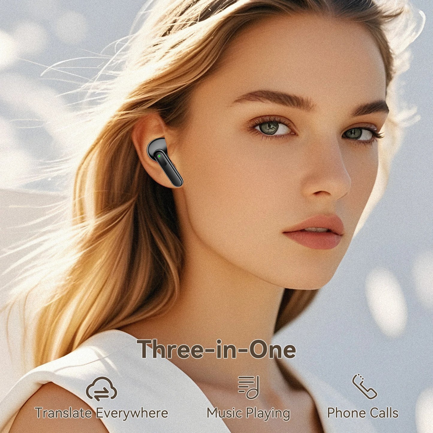 سماعة أذن V20 للمترجم اللاسلكي