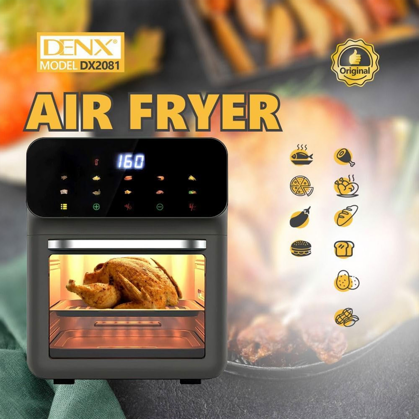 Air Fryer 12 لتر Denx