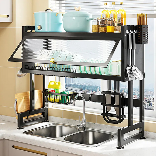• 3-Tier Dish Organizer and Dryer
